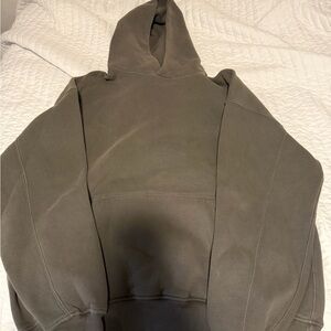 Abercrombie & Fitch Soft A&F Essentials Green Oversized Hoodie